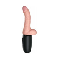 Thrusting vibrating dildo