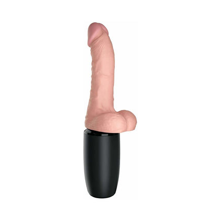 thrusting, vibrating dildo with balls