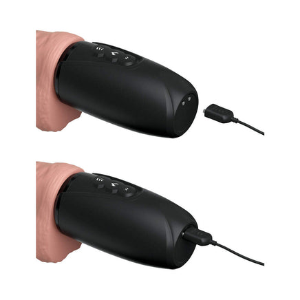 Vibrating dildo with magnetic charging