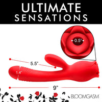 A Rose Toy with a Thrusting Vibrator