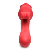 A Rose Toy with a rabbit Vibrator closeup