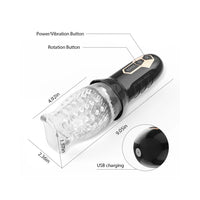 The Male Rose Sex Toy for Men dimensions