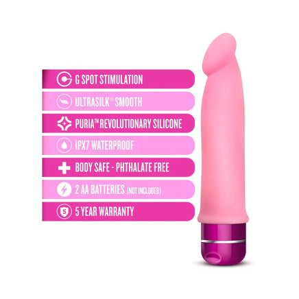 smaller pink realistic vibrator