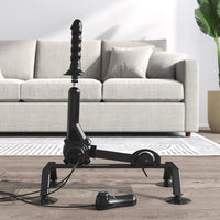Sex machine on the floor suction cups