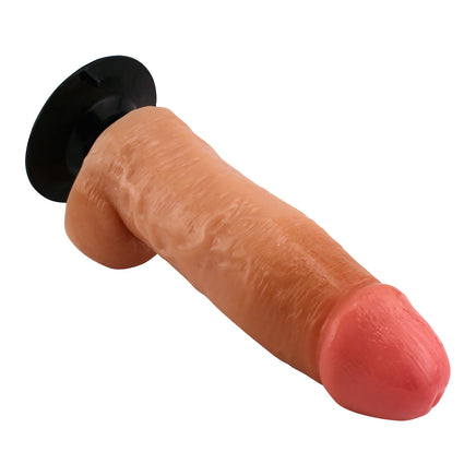 Bareskin Vibrating Dildo - 7 Inches - White