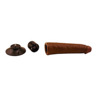 King Cock 7" Brown Realistic Dildo Vibrator