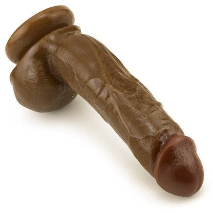 Realistic Black Dildo - 8 Inches Long 