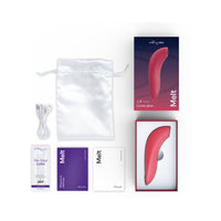 the melt clit sucker by We-Vibe box and inserts