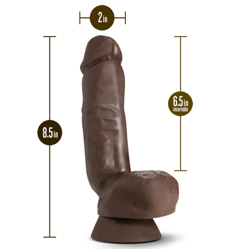 8" Realistic Black Dildo Vibrators.com 8" Realistic Black Dildo Vibrators.com