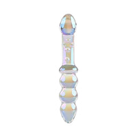 ribbed glass dildo