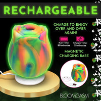 glow in the dark rose toy how to charge