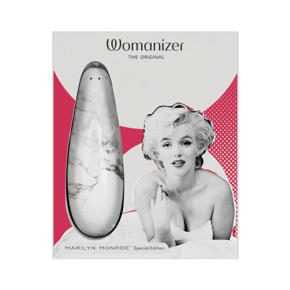 The Womanizer Clit Sucker - Marilyn Monroe Edition at Vibrators.com The Womanizer Clit Sucker - Marilyn Monroe Edition at Vibrators.com