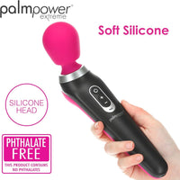 diagram of the palm power extreme vibrator wand
