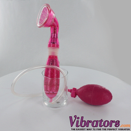 A Sucking and Vibrating Clitoral Pump - Clearance Price! 360 degree view