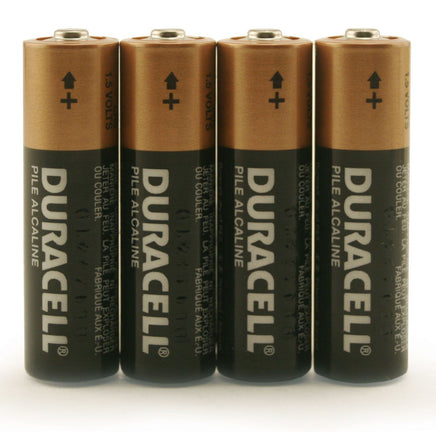 4 AA Duracell Batteries 