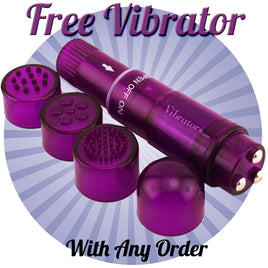 Vibrators.com Free Gift With A $100 Order at Vibrators.com
