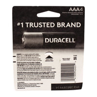 4 AAA Duracell Batteries 