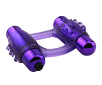 Purple Duo Vibrating Ring 