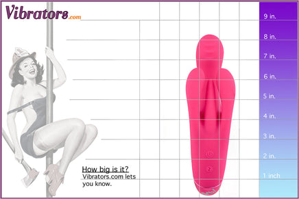 Triple Rabbit Vibe - A Clit Hugging Vibe at Vibrators.com