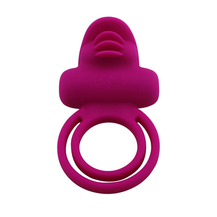 Clit Flicking Dual Ring at Vibrators dot com 