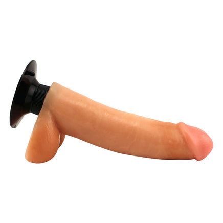 8 Inch Vibrating Dildo with Suction Cup Base