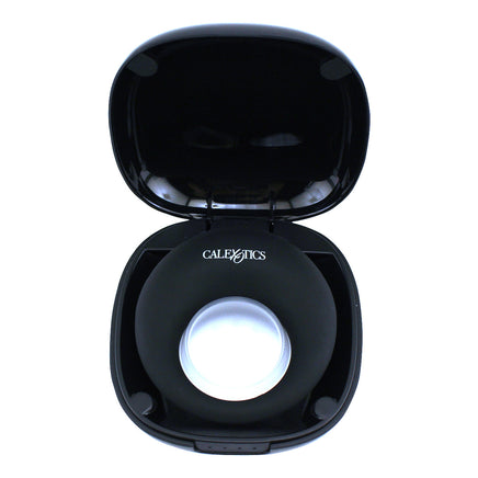 Vibrating Cock Ring in a UV Cleaning Case at Vibrators.com