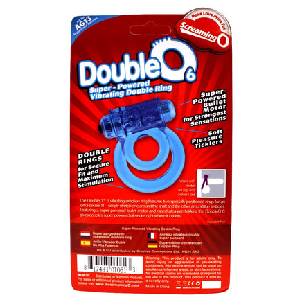 Double O Cock Ring - Two Support Rings 