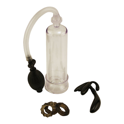 Penis Pump Kit - With Prostate Probe & C-Rings 