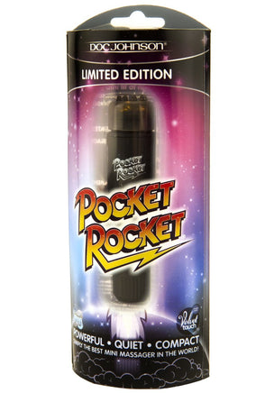 Pocket Rocket Vibrator - Black 