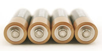 4 AA Duracell Batteries 